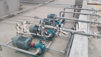 遠東圓弧齒輪泵在德聯集團現場展示