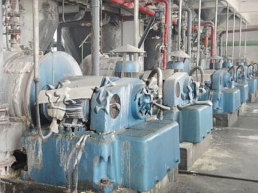 江北機械離心機配套遠東螺桿泵展示