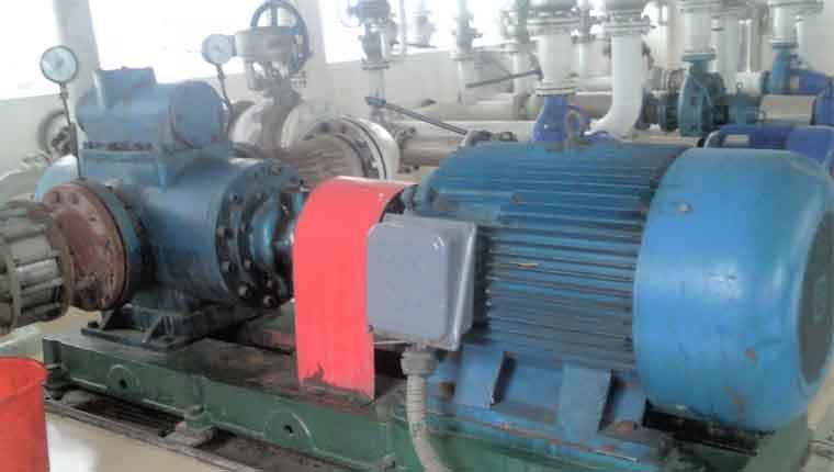 天津3G三螺桿泵用戶現場