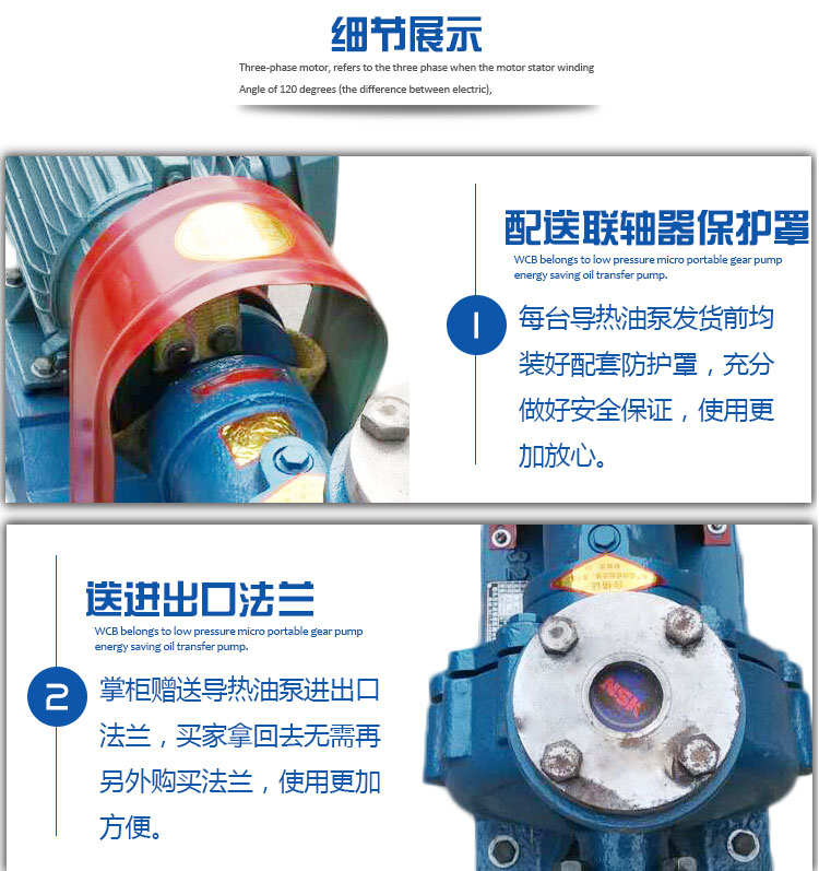 高溫導熱油循環泵細節