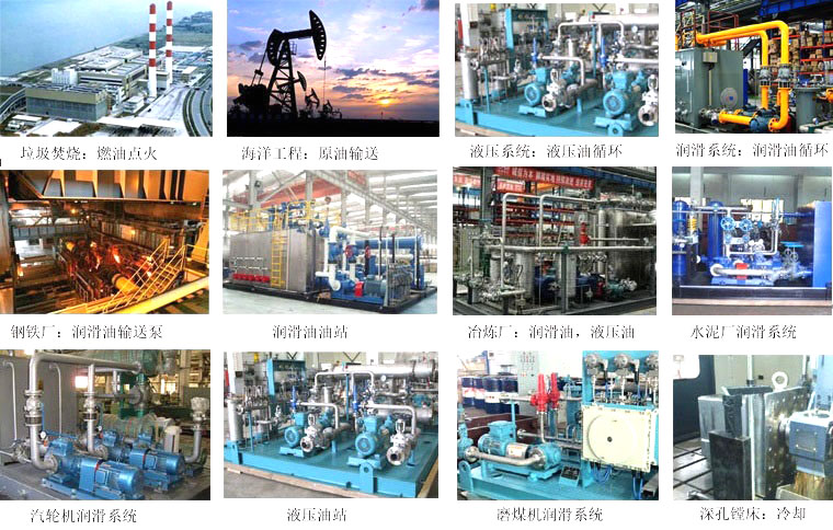SN系列三螺桿泵應用