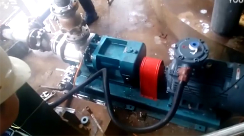 遠東泵業WKse6雙螺桿泵-杭州浙晨橡膠使用現 遠東泵業WKse6雙螺桿泵-杭州浙晨橡膠使用現