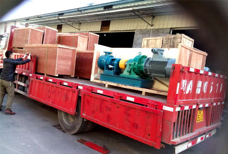 東莞天賦傳奇機械設備科技有限公司NYP320B內嚙合高粘度泵全部順利交貨