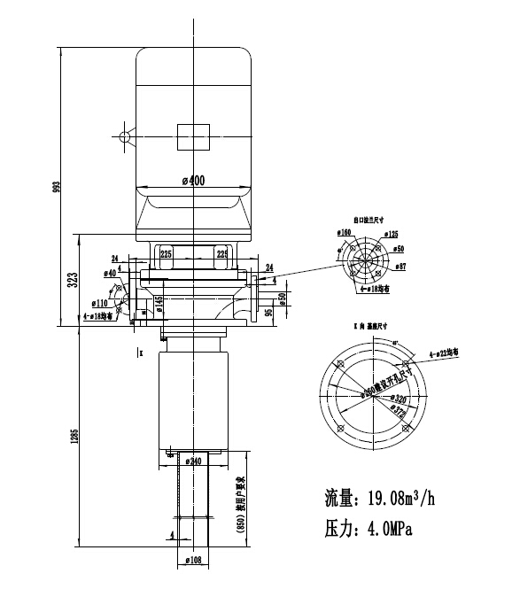遠東為廣西水電站調速器油泵定制3GR70X4C2螺桿泵運行成功