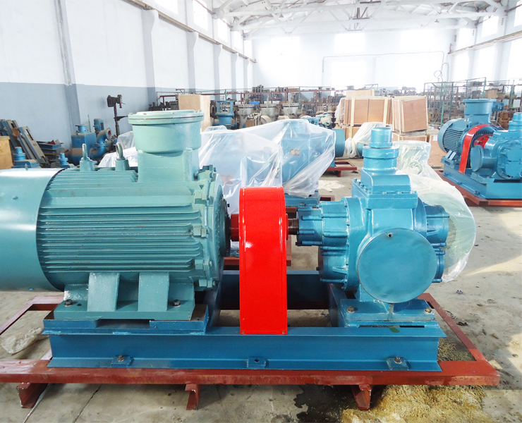 大流量齒輪油泵KCB-2500/KCB-1600生產完畢交貨給用戶