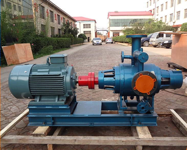 W4.1ZK保溫夾套雙螺桿泵2臺生產完畢整機發貨
