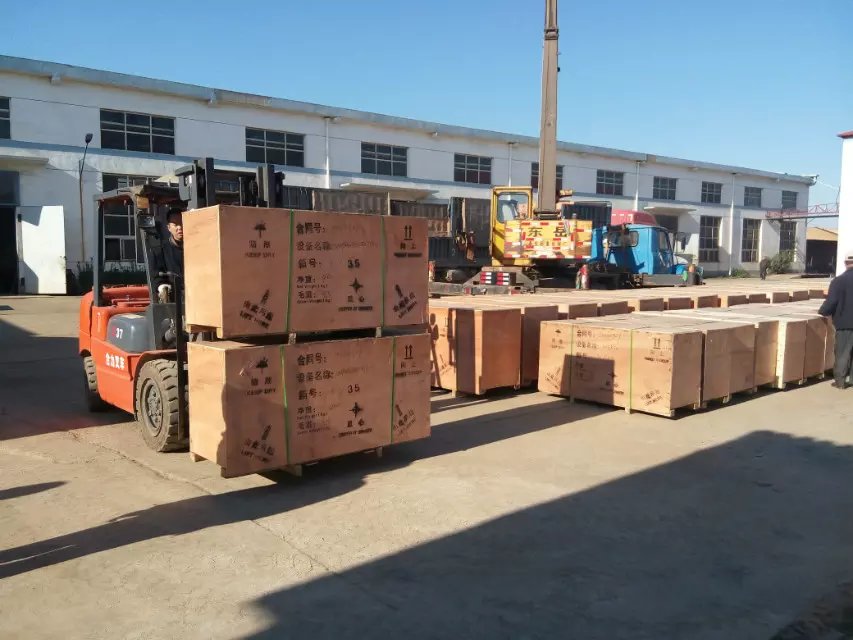 東方雨虹防水瀝青混合料泵60臺(tái)全部交貨給用戶