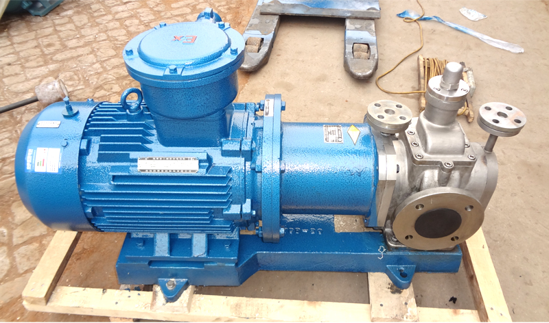 不銹鋼磁力驅動齒輪泵YMCB-20輸送樹脂無泄漏