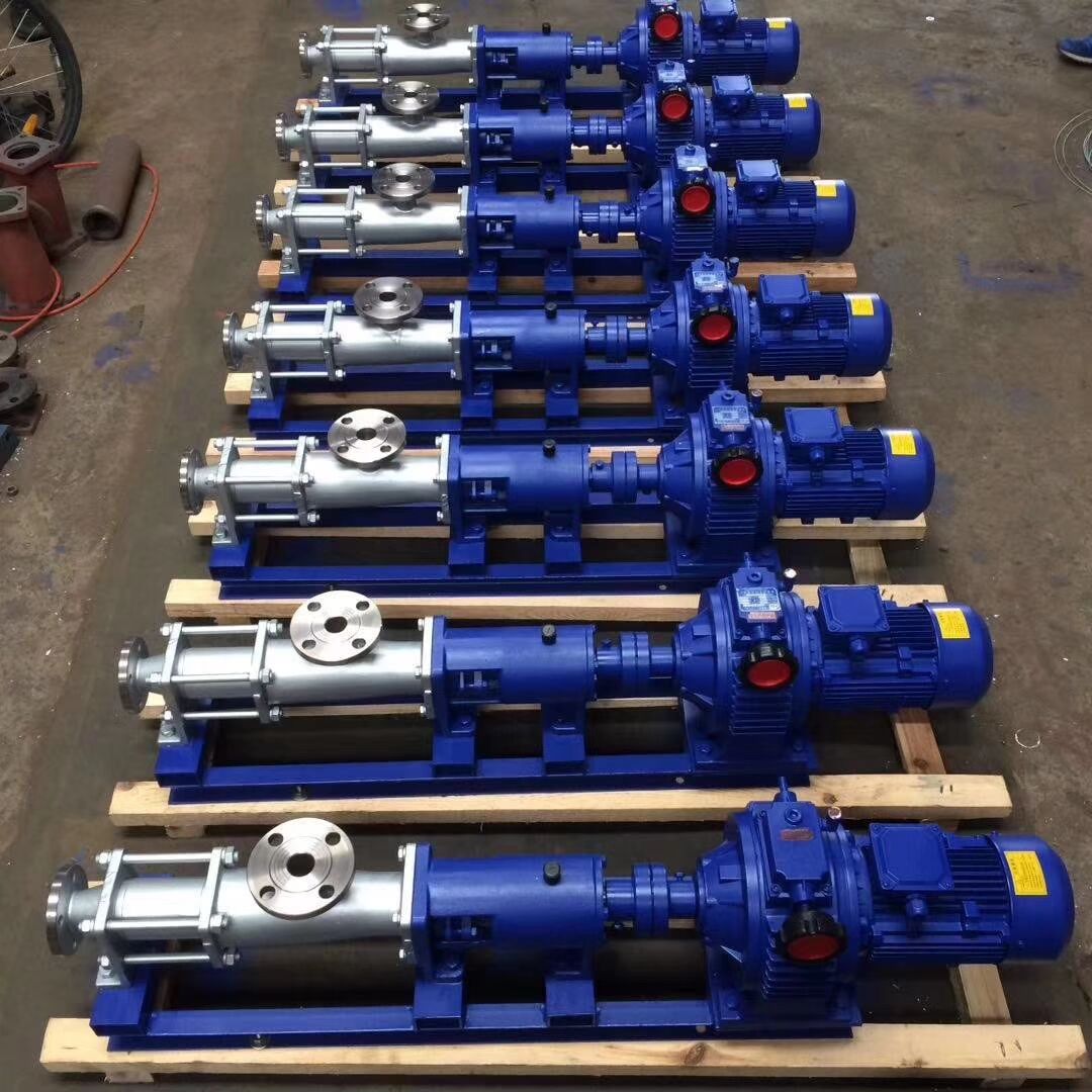 不銹鋼無極變速單螺桿泵G40-1P-W102