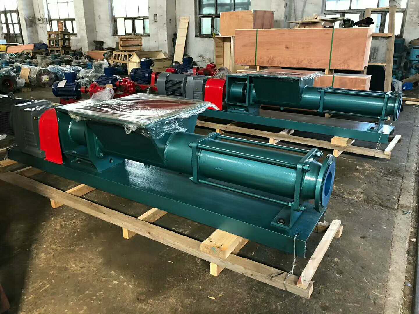 PVC涂料出料泵EU1700-T2-W102單螺桿泵